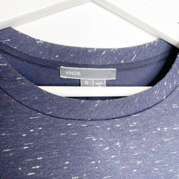 VINCE Speckled Zip Back Pullover - Picture 4 of 9